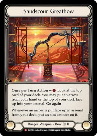 Sandscour Greatbow (DYN151) - Dynasty Rainbow Foil
