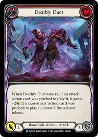 Deathly Duet (Red) Rainbow Foil