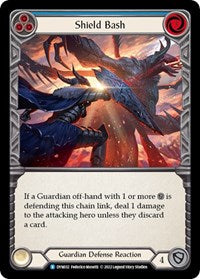 Shield Bash (Blue) Rainbow Foil