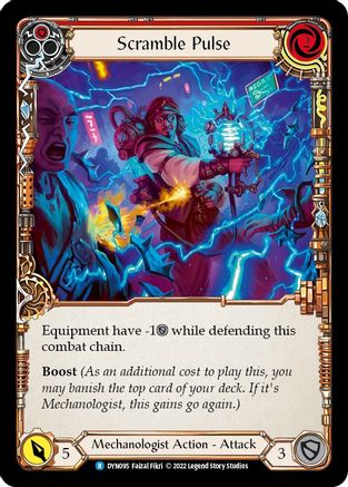 Scramble Pulse (Red) (DYN095) - Dynasty Rainbow Foil