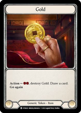 Gold (DYN243) - Dynasty Rainbow Foil