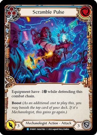 Scramble Pulse (Blue) (DYN097) - Dynasty Rainbow Foil