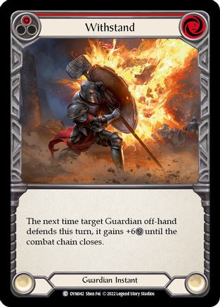 Withstand (Red) (DYN042) - Dynasty