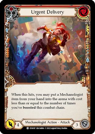 Urgent Delivery (Red) (DYN107) - Dynasty