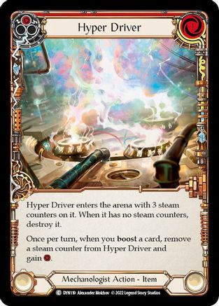 Hyper Driver (Red) (DYN110) - Dynasty Cold Foil