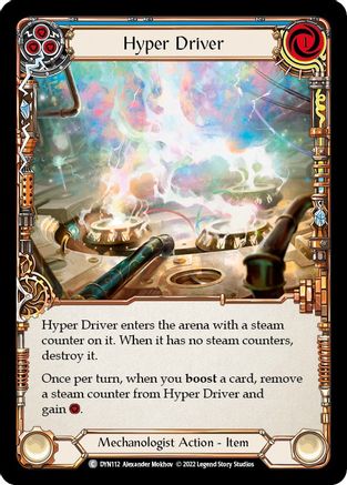 Hyper Driver (Blue) (DYN112) - Dynasty Cold Foil