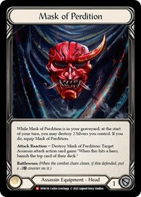 Mask of Perdition Rainbow Foil