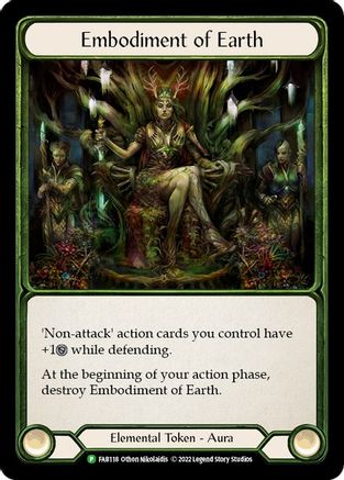 Embodiment of Earth - FAB118 (FAB118) - Flesh and Blood: Promo Cards Cold Foil