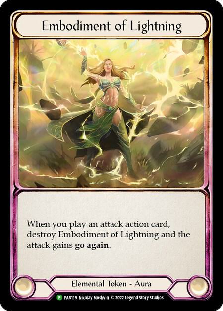 Embodiment of Lightning Cold Foil Promo