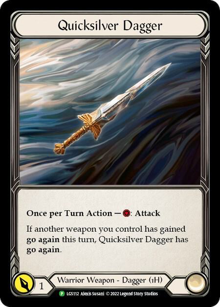 Quicksilver Dagger Cold Foil Promo
