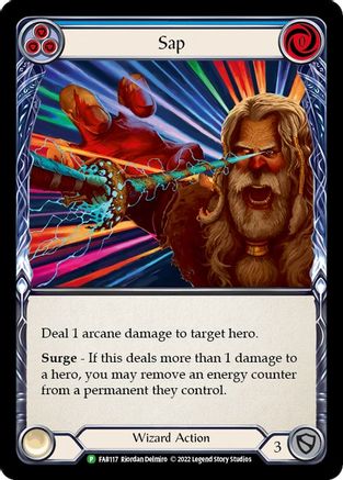 Sap (Blue) - FAB117 (FAB117) - Flesh and Blood: Promo Cards Rainbow Foil