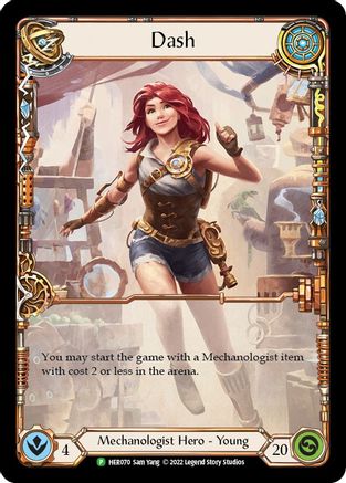 Dash - HER070 (HER070) - Flesh and Blood: Promo Cards Cold Foil