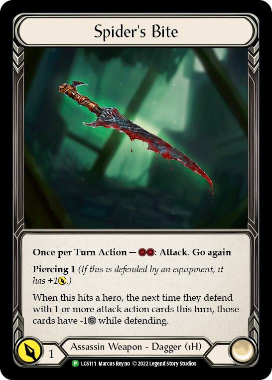 Spider's Bite Cold Foil Promo