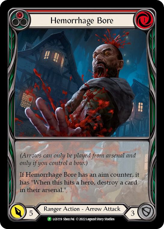 Hemorrhage Bore (Red) Rainbow Foil Promo