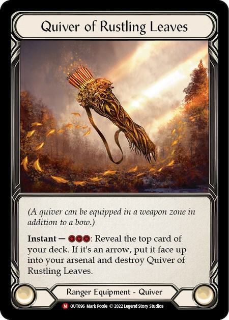 Quiver of Rustling Leaves Cold Foil