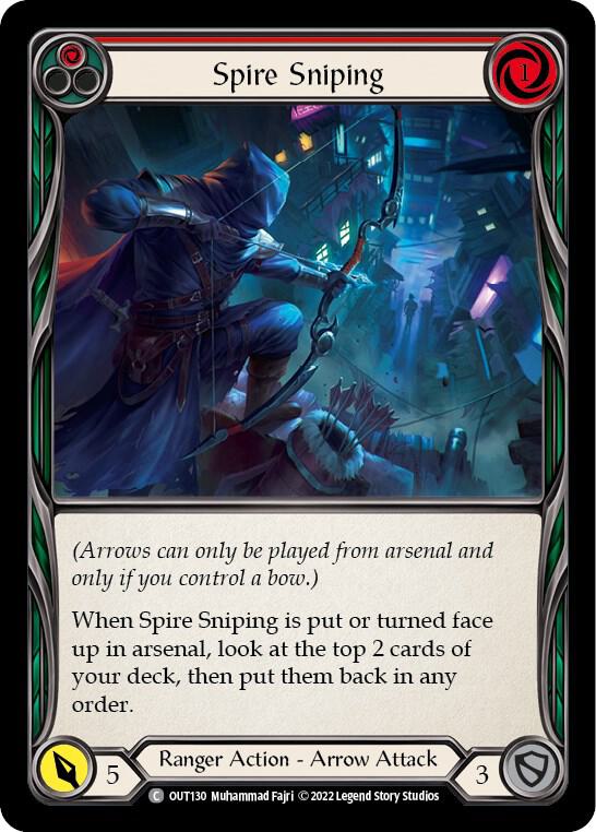 Spire Sniping (Red) Rainbow Foil