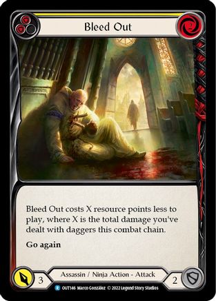 Bleed Out (Yellow) (OUT146) - Outsiders