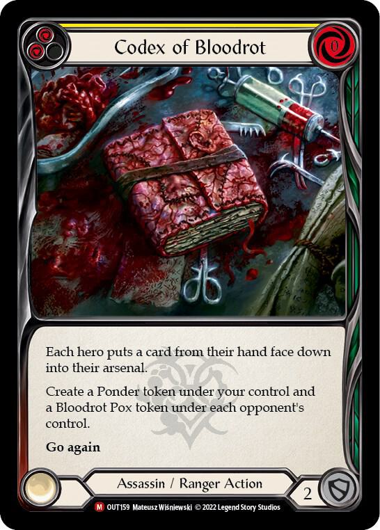 Codex of Bloodrot Rainbow Foil