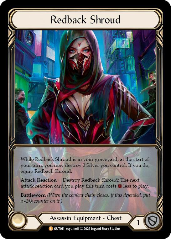 Redback Shroud (Extended Art) Cold Foil