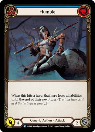 Humble (Blue) (OUT191) - Outsiders Rainbow Foil