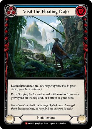 Visit the Floating Dojo (OUT055) - Outsiders Rainbow Foil