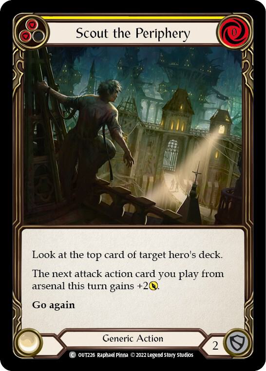 Scout the Periphery (Yellow) Rainbow Foil
