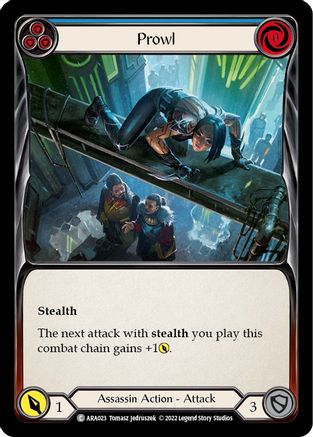 Prowl (Blue) (ARA023) - Blitz Deck: Outsiders - Arakni