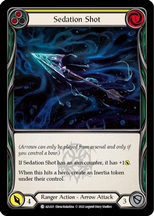 Sedation Shot (Yellow) (AZL021) - Blitz Deck: Outsiders - Azalea