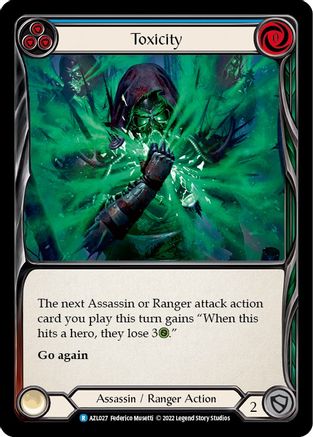 Toxicity (Blue) (AZL027) - Blitz Deck: Outsiders - Azalea