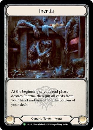 Inertia // Ponder - LGS127 (LGS127) - Flesh and Blood: Promo Cards Cold Foil