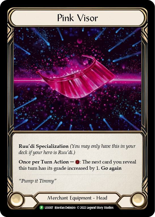Pink Visor - LSS007 Cold Foil