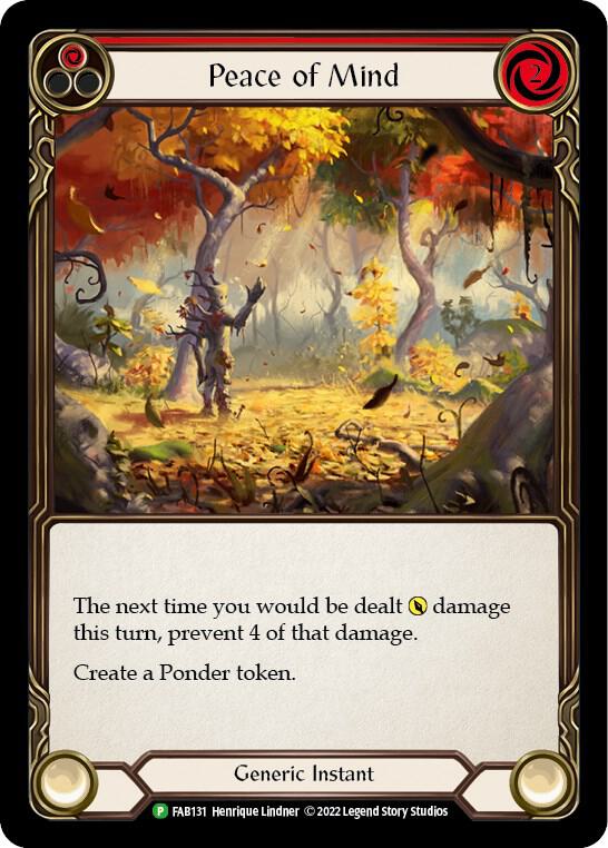 Peace of Mind Rainbow Foil Promo