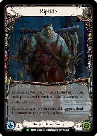 Riptide - HER081 (HER081) - Flesh and Blood: Promo Cards Rainbow Foil
