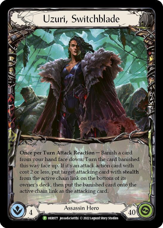 Uzuri, Switchblade Cold Foil Promo
