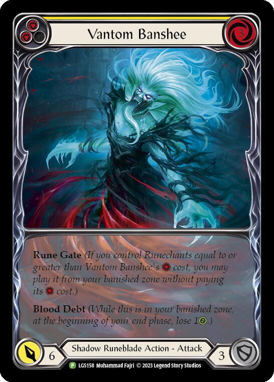 Vantom Banshee (Yellow) Rainbow Foil Promo