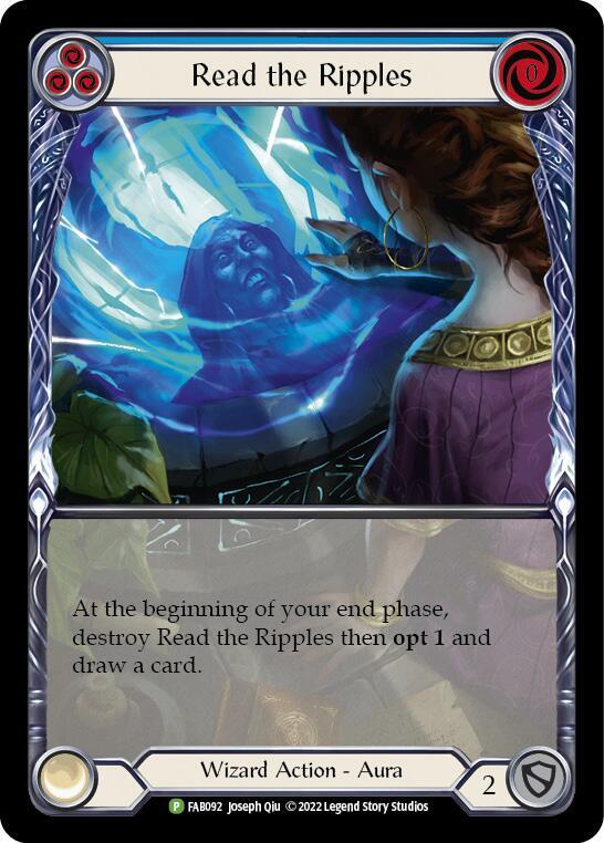 Read the Ripples (Blue) Rainbow Foil Promo