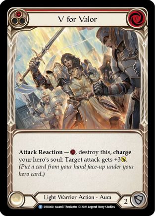 V for Valor (Red) (DTD060) - Dusk till Dawn