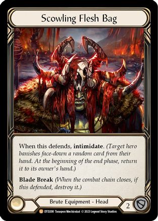 Scowling Flesh Bag (DTD200) - Dusk till Dawn Rainbow Foil