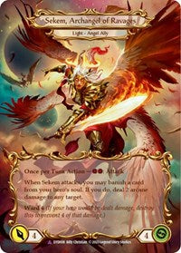 Figment of Ravages // Sekem, Archangel of Ravages (Marvel) Cold Foil