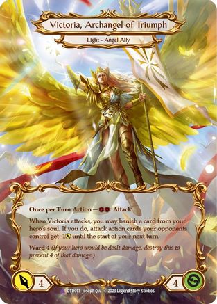 Figment of Triumph // Victoria, Archangel of Triumph (Marvel) (DTD011) - Dusk till Dawn Cold Foil