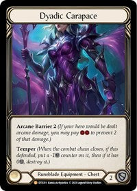 Dyadic Carapace Cold Foil