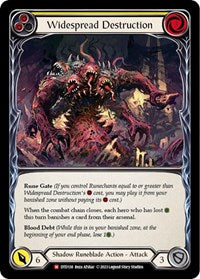 Widespread Destruction Rainbow Foil