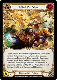 United We Stand Rainbow Foil