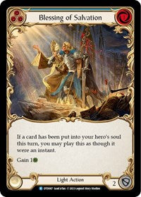 Blessing of Salvation (Blue) Rainbow Foil