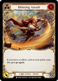 Blistering Assault (Red) Rainbow Foil
