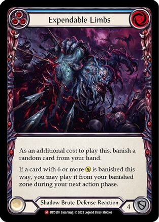 Expendable Limbs (DTD110) - Dusk till Dawn Rainbow Foil
