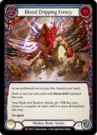 Blood Dripping Frenzy Rainbow Foil