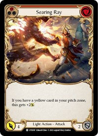 Searing Ray (Red) Rainbow Foil