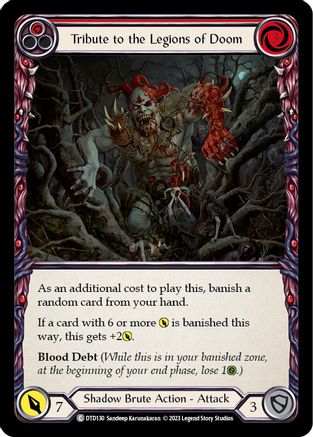 Tribute to the Legions of Doom (Red) (DTD130) - Dusk till Dawn