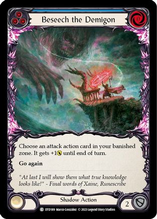 Beseech the Demigon (Blue) (DTD189) - Dusk till Dawn